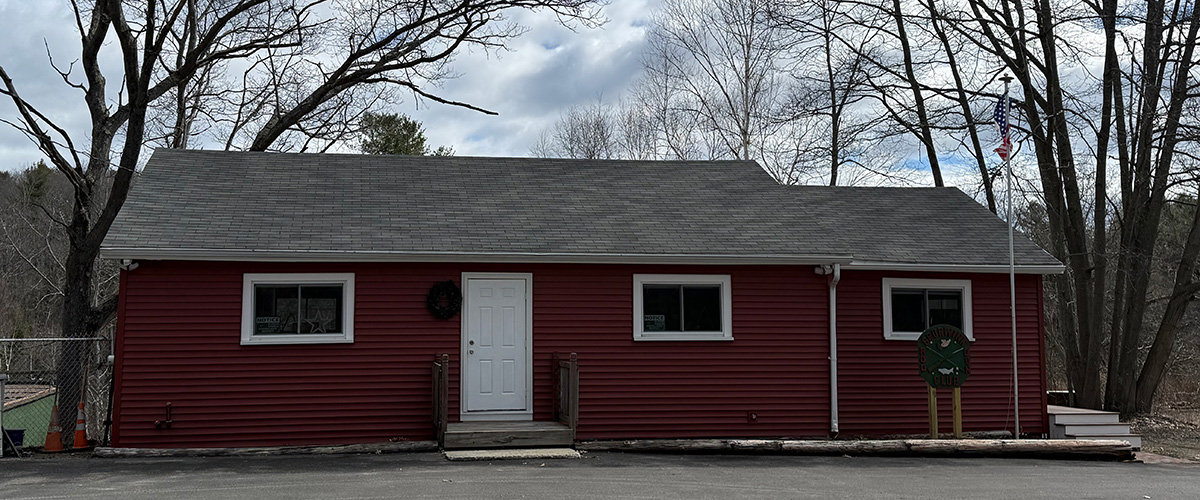 Exterior of clubhouse